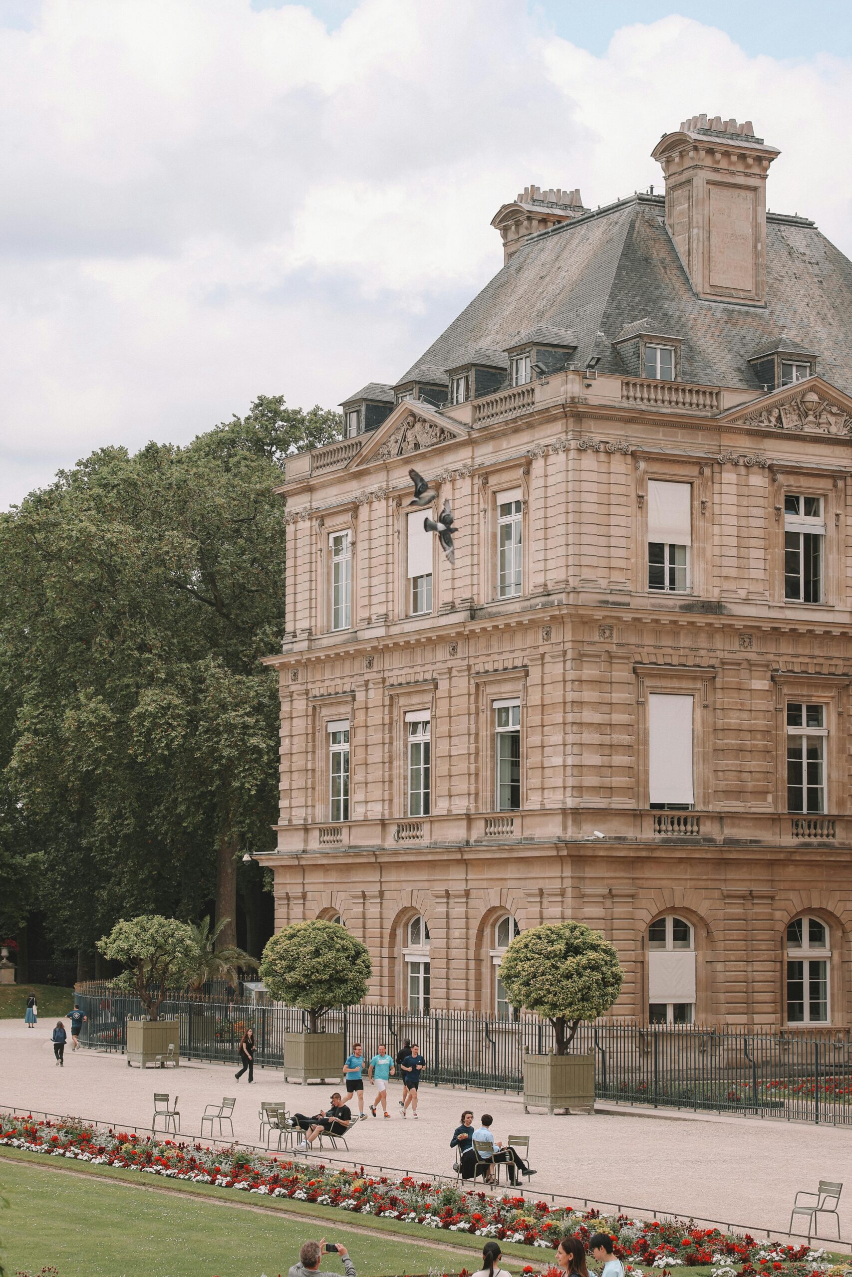 Lüksemburg’da köprü ve yeşillikler içindeki şehir manzarası